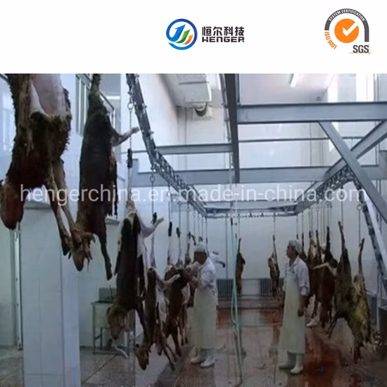 Rail de transport automatique d'installation de fabrication de carcasses de moutons pour la ligne d'abattoir de chèvre