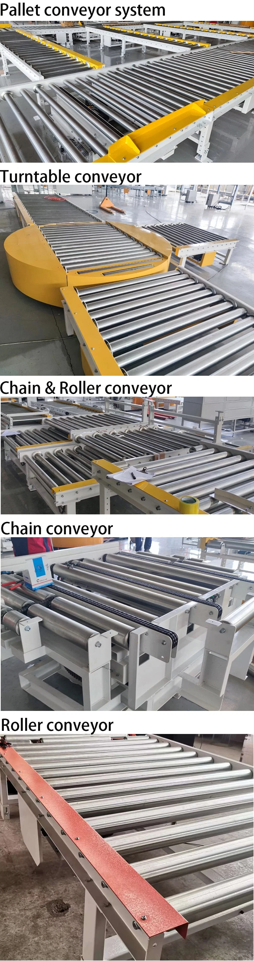 Full-Automatic Pallet Wrapping Equipment with Conveying System for Pallet/Skid