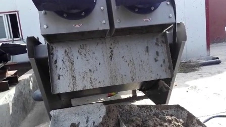 Machine de asséchage naturelle de presse à vis de boue de systèmes de traitement des eaux usées
