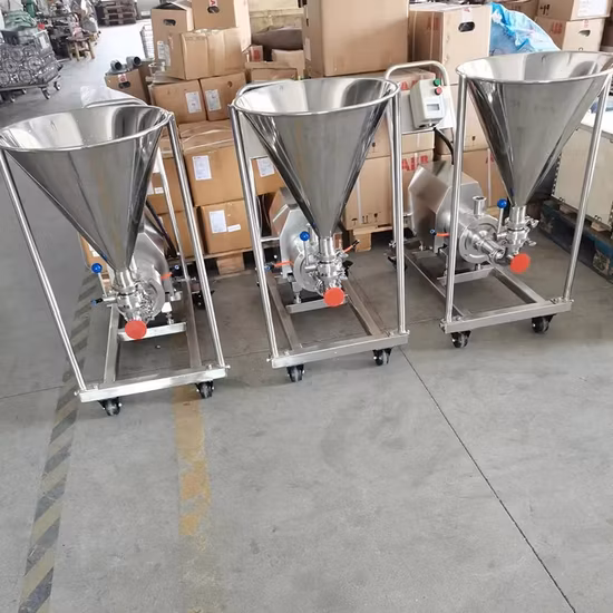 Lobe/engrenage de rotor rotatif en ligne sanitaire en acier inoxydable/auto-amorçage/liquide CIP