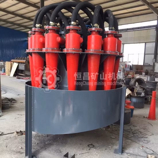 100% bon service équipement de lavage de sable de boues machines d'extraction d'or boue de sable Cyclone Desander Fx